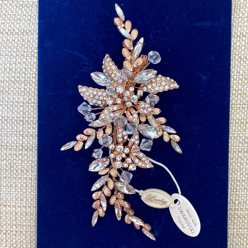 Bridal hair clip barrette